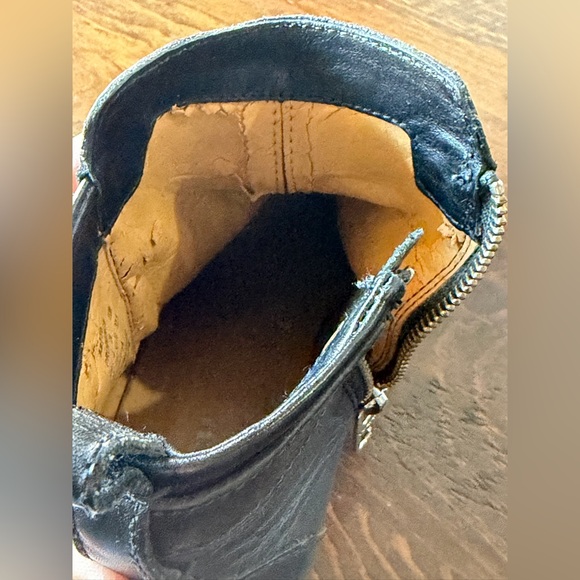 Coach Prudence Ankle Black Leather Boots Women’s Size 7.5 **piling inside - Picture 13 of 14